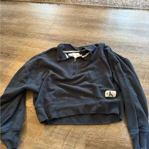 Calvin Klein Women's Navy Quarter Zip